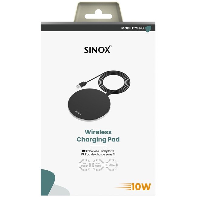 Sinox PRO kabelloses Qi-Ladegerät | 10W | 1 Meter
