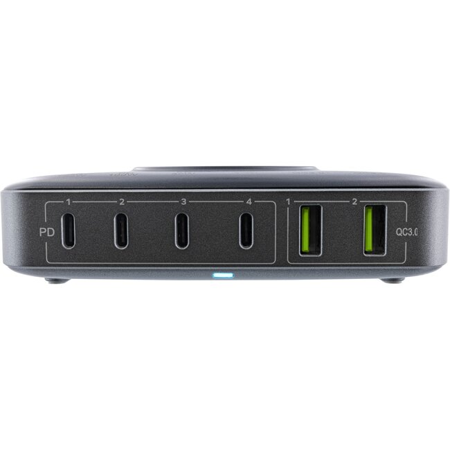 InLine Multiport USB Powerstation | Qi + 4x USB-C PD + 2x USB-A QC | 100W