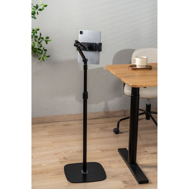 InLine Tablet Bodenständer | bis 12,9 Zoll | Schwarz