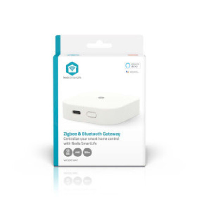 SmartLife Gateway | Bluetooth® / Zigbee 3.0 | 50 Geräte | USB Stromversorgung | Android™ / iOS | Weiß