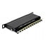 Delock 10 Zoll Patchpanel | 8x RJ45 | CAT6a | STP | 0,5U | Schwarz