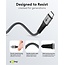 Goobay USB-C Textilkabel mit USB-A Adapter | USB 2.0 | PD 60W | 2 Meter
