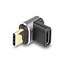 Delock USB-C Winkeladapter | oben/unten | kompakt | USB4 40 Gbps | PD 100W | 8K 60Hz
