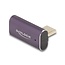 Delock USB-C Winkeladapter | Links/Rechts gedreht | USB4 40 Gbps | PD 240W | 8K 60Hz