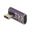 Delock USB-C Winkeladapter | Links/Rechts gedreht | USB4 40 Gbps | PD 240W | 8K 60Hz