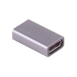 S-Impuls USB-C Kupplung (Buchse-Buchse) | USB4 40 Gbps | PD 240W | 8K 60Hz | Metall