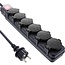 IP44 Outdoor-Steckdosenleiste 6-fach mit Schalter 5m