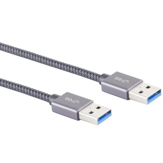 S-Impuls USB-A Kabel | USB 3.1 10 Gbps | 10W | Aluminium/Nylon | 1,5 m