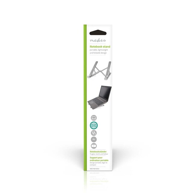 Nedis Notebook-Ständer | bis 17 Zoll | Reiseversion