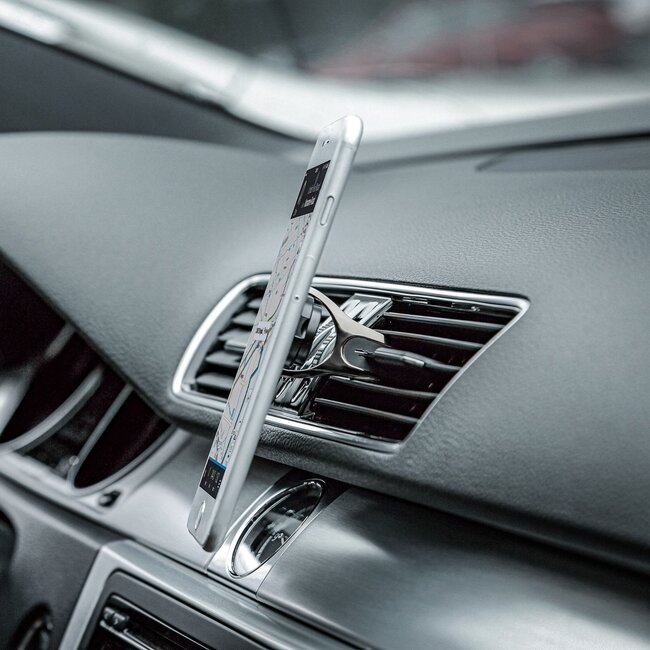 InLine 3-in-1 Smartphone Fingerhalter, Auto- und Ständerhalterung | Schwarz