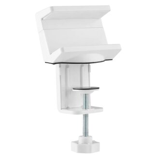 Value Value Steckdosenleiste Tischbefestigung | Schraubklemme | Tischplatte bis 50mm | Weiß