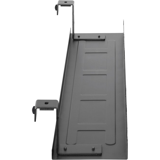 InLine Schreibtisch-Kabelkanal mit Schraub- und Hängebefestigung | 59 x 7,4 cm | Schwarz