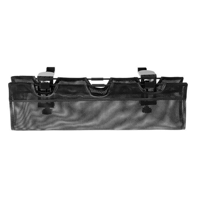 InLine Schreibtisch Kabeltasche mit Klemmbefestigung | 61 x 16 cm | Schwarz