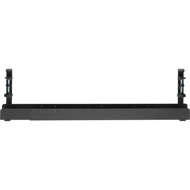 InLine Schreibtisch-Kabelkanal mit Klemmhalterung | 80/100/120 x 15,7 cm | Schwarz