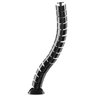 My Wall My Wall Flexibles Kabelkanal für Schreibtisch | Schraubbefestigung | 73 cm | Schwarz