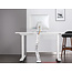 My Wall flexible Kabelwanne für Schreibtisch | Schraubbefestigung | 73 cm | Weiß