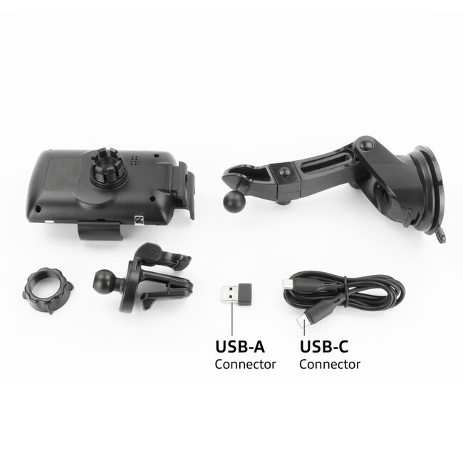 ACT Smartphone Autohalterung | automatische Verriegelung | Fenster- und Lüftungshalterung | kabelloses Laden