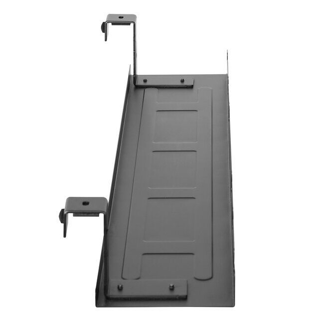 My Wall Schreibtisch Kabelkanal mit Schraub- und Hängebefestigung | 59 x 7,4 cm | Schwarz