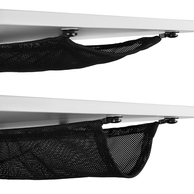 My Wall Schreibtisch-Kabeltas mit Schraubbefestigung | 69 cm | Schwarz