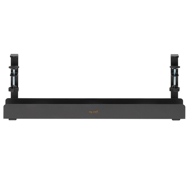 My Wall Schreibtisch Kabelkanal mit Klemmhalterung | 60 x 15,7 cm | Schwarz