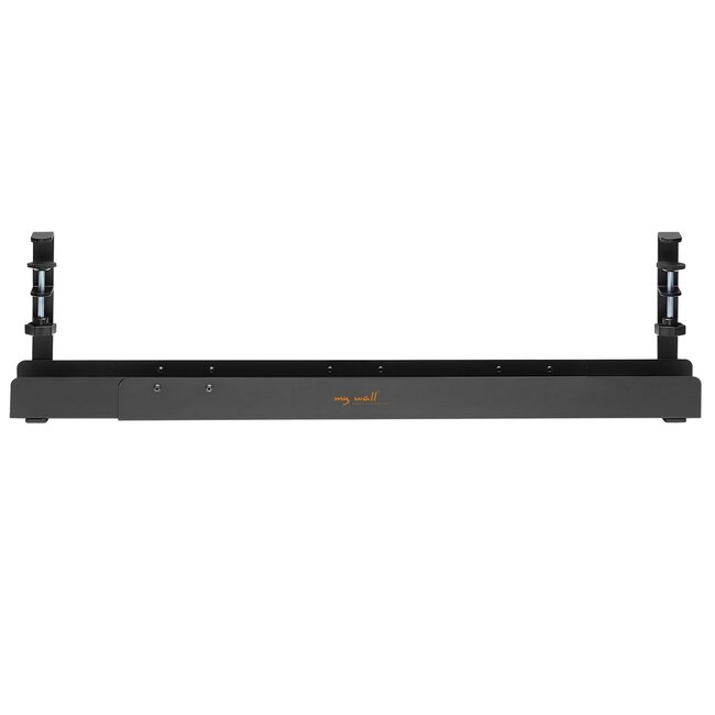 My Wall Schreibtisch Kabelkanal mit Klemmhalterung | 80/100/120 x 15,7 cm | Schwarz