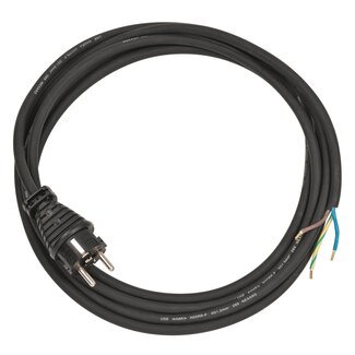 Brennenstuhl Brennenstuhl CEE 7/7 Stromkabel 3x1,5mm² IP44 Schwarz 3m offen