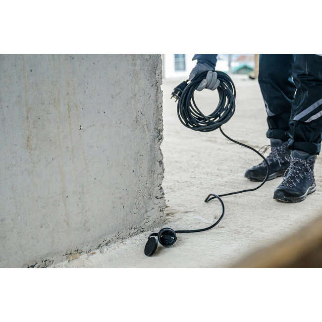 Brennenstuhl Baustellen-Verlängerungskabel | IP44 | 3x2,5mm² | Schwarz | 10m