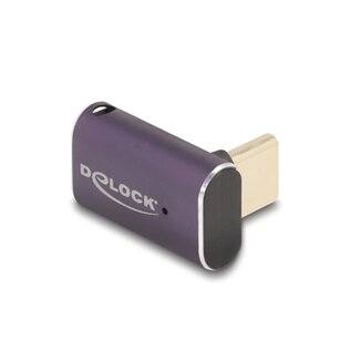 DeLOCK Delock USB-C Winkeladapter | oben/unten | USB4 40 Gbps | PD 240W | 8K 60Hz