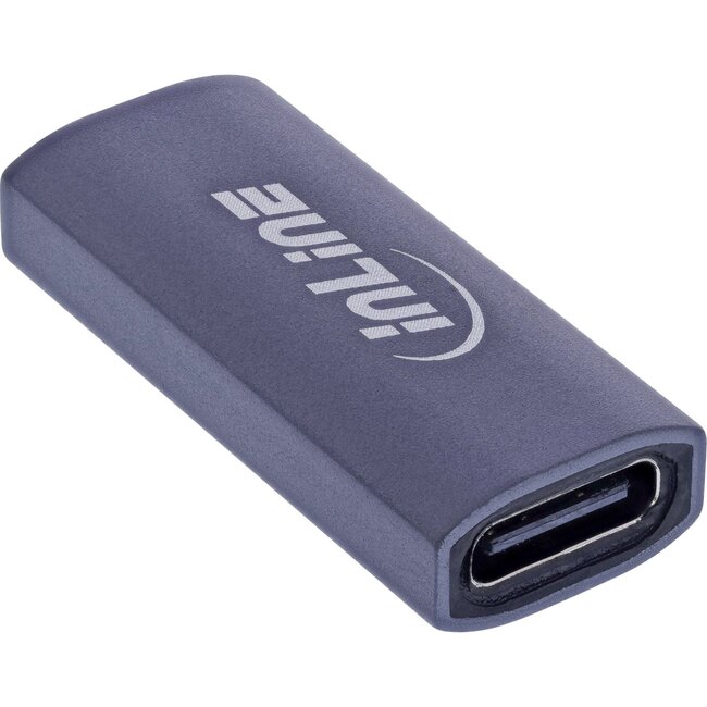 InLine USB-C Kupplung (Buchse-Buchse) | USB4 40 Gbps | PD 240W | 8K 60Hz | Aluminium