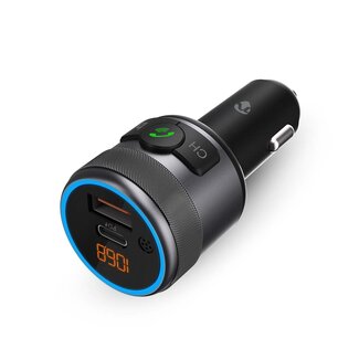Nedis Nedis FM-Transmitter | Bluetooth | Freisprecheinrichtung | USB-A QC & USB-C PD Laden