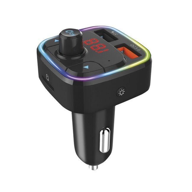 MaxTrack FM-Transmitter | Bluetooth | Freisprecheinrichtung | USB-A QC Laden
