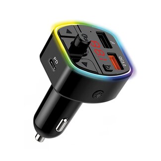 MaxTrack MaxTrack FM-Transmitter | Bluetooth | Freisprecheinrichtung | USB-A QC & USB-C PD Laden
