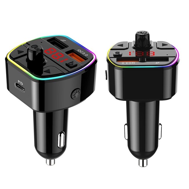 MaxTrack FM-Transmitter | Bluetooth | Freisprecheinrichtung | USB-A QC & USB-C PD Laden