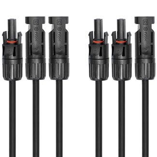 S-Impuls Solar PV T-Adapter Set | 1 auf 2 | 4mm² | IP68 | 0,30 m