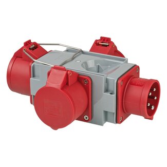 Brennenstuhl Brennenstuhl Starkstromverteiler | 1x CEE 5-pol (m) - 3x CEE 5-pol (w) | 400V/16A | IP44