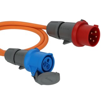 Brennenstuhl Brennenstuhl Starkstromadapter | CEE 5-pol (m) - CEE 3-pol (w) | 3x 2,5mm² | IP44 | 1,5 m