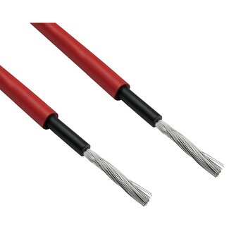 MaxTrack Solar-PV-Kabel 6mm² IP67 CPR B2ca Rot 25m
