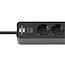 Brennenstuhl Ecolor Steckdosenleiste | 4 Steckplätze | 2x USB-C | Schwarz | 1,5 m