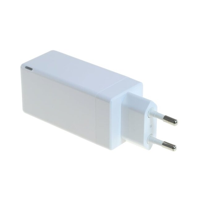 OTB USB-Ladegerät | 2x USB-C PD + 1x USB-A QC | GaN | 65W | Weiß
