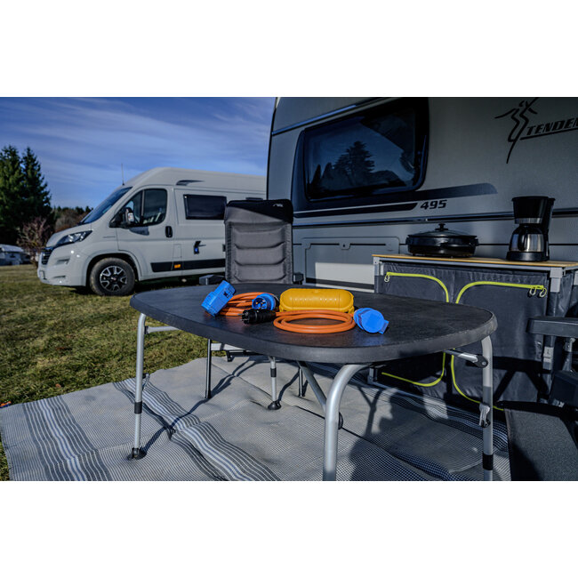 Brennenstuhl Camping-Set | CEE 3-poliges Kabel, Adapter & Schutzbox | IP44