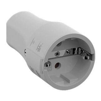 Bachmann Bachmann CEE 7/3 geerd Stecker | gerade Ausführung | robust | grau