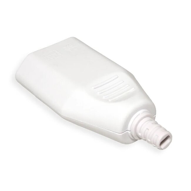 Bachmann CEE 7/16 (V) ungeerd Stromstecker | Weiß