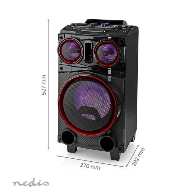 Nedis Bluetooth Party-Lautsprecher | 120W