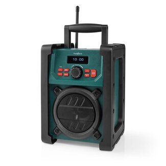 Nedis Nedis Baustellenradio | DAB+/FM, Bluetooth & AUX | 15W | IP65