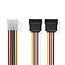 Nedis Molex (m) auf 2x SATA (w) Verteilerkabel | 0,15 m