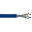 SFTP CAT7a+ Netzwerkkabel | Massivleiter AWG22 | LSZH | Blau | 50 Meter