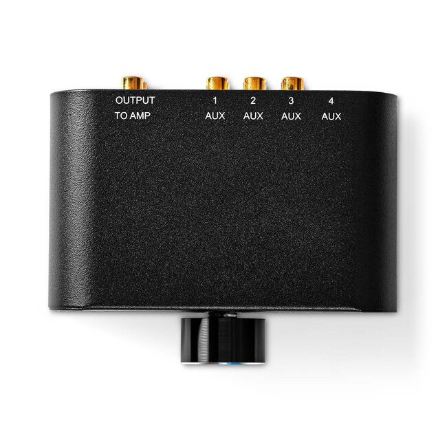 Nedis Tulpen Stereo Audio Umschalter | 4 auf 1 | Metall