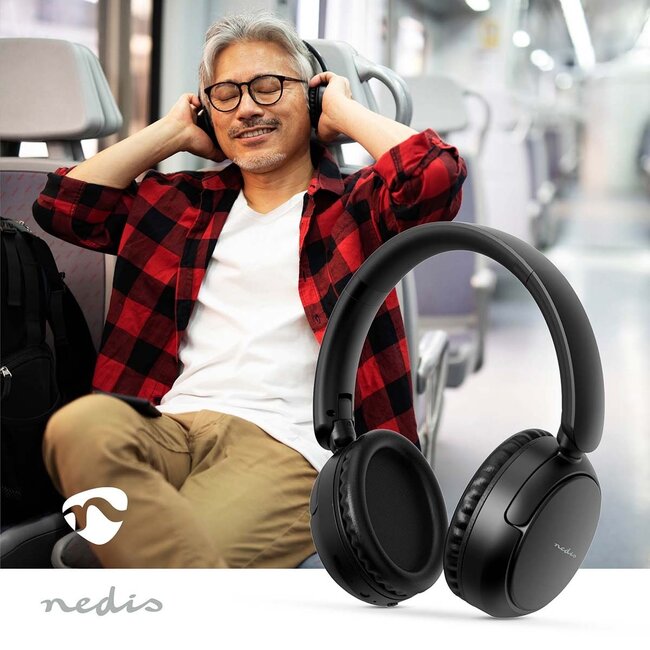 Nedis Bluetooth Over-Ear Kopfhörer mit Mikrofon | Schwarz