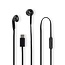 Nedis Stereo In-Ear Kopfhörer mit Mikrofon | USB-C | Schwarz | 1,2 m