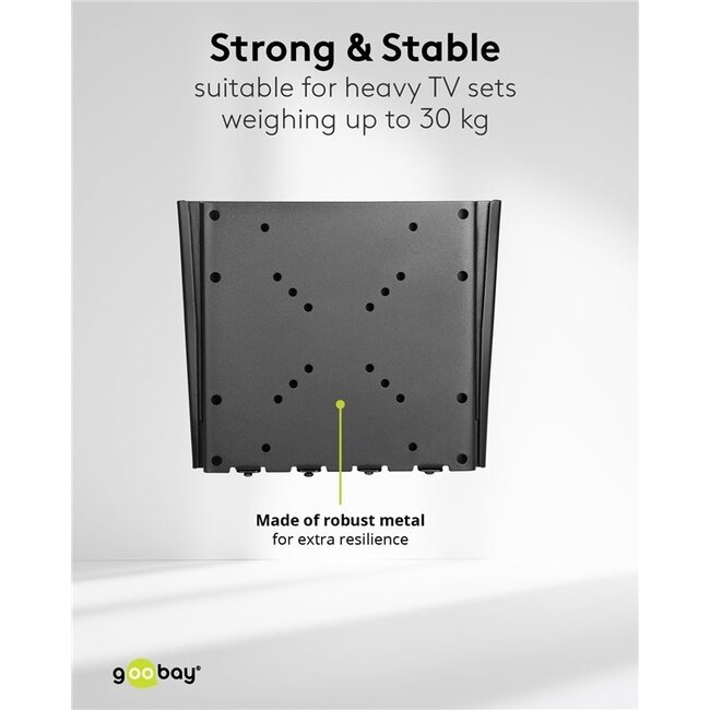 Goobay Caravan-Wandhalterung für Bildschirme bis 42 Zoll | fest